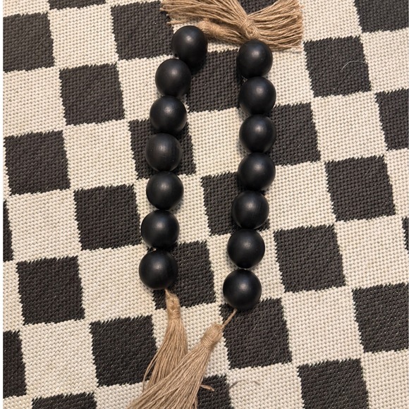 Homegoods Other - Set of 2 decorative wooden like balls decor in black